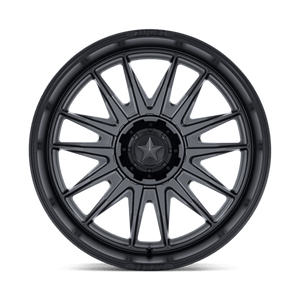 24X10 MSA Offroad Wheels M55 COMMANDER UTV MATTE GUNMETAL W/ M-BLK LIP 4X137/4X156