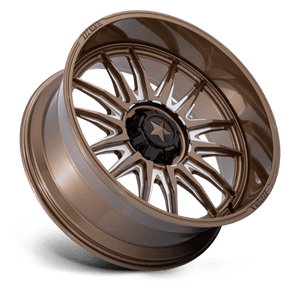 24X10 MSA Offroad Wheels M55 COMMANDER UTV GLOSS BRONZE MILLED 5X114.3