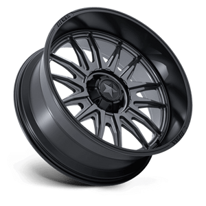 24X10 MSA Offroad Wheels M55 COMMANDER UTV MATTE GUNMETAL W/ M-BLK LIP 5X114.3