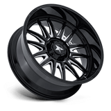 24X10 MSA Offroad Wheels M55 COMMANDER UTV GLOSS BLACK MILLED 6X139.7