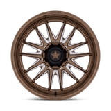 24X10 MSA Offroad Wheels M55 COMMANDER UTV GLOSS BRONZE MILLED 6X139.7