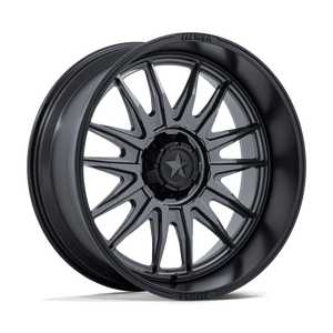 24X10 MSA Offroad Wheels M55 COMMANDER UTV MATTE GUNMETAL W/ M-BLK LIP 6X139.7