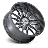 24X10 MSA Offroad Wheels M55 COMMANDER UTV PLATINUM W/ MACHINED FACE 6X139.7