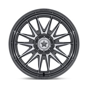 24X10 MSA Offroad Wheels M55 COMMANDER UTV PLATINUM W/ MACHINED FACE 6X139.7