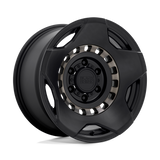 17" Black Rhino Hard Alloys MUZZLE MATTE BLACK W/ MACH TINT RING 6X139.7