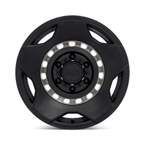 17X9 Black Rhino Hard Alloys MUZZLE MATTE BLACK W/ MACH TINT RING 6X139.7