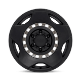 20X9 Black Rhino Hard Alloys MUZZLE MATTE BLACK W/ MACH TINT RING 6X139.7