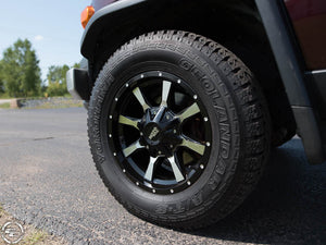 20X10 Moto Metal MO970 RIMS - GLOSS BLACK W/ MACHINED FACE 6X135/6X139.7
