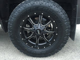 20X9 Moto Metal MO970 RIMS - SEMI GLOSS BLACK MILLED 6X135/6X139.7