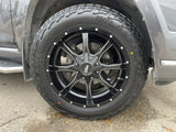 17X8 Moto Metal MO970 RIMS - SEMI GLOSS BLACK MILLED 6X135/6X139.7