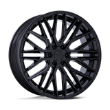 22X9.5 Niche 1PC M224 GAMMA GLOSS BLACK 6X135