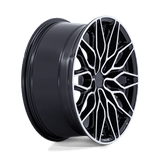 20X10.5 Niche 1PC NC277 CALABRIA 5 GLOSS BLACK MACHINED 5X112