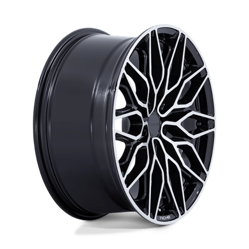 22X10.5 Niche 1PC NC277 CALABRIA 5 GLOSS BLACK MACHINED 5X120