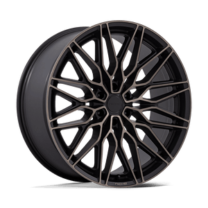 22X9.5 Niche 1PC NC278 CALABRIA 6 MATTE BLACK MACHINED DARK TINT 6X139.7