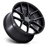 20X11 Niche 1PC NC279 PRODIGY 5 GLOSS BLACK DARK TINTED CLEAR 5X115