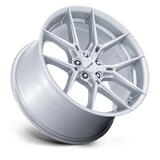 22X9 Niche 1PC NC279 PRODIGY 5 SILVER W/ MACHINED FACE 5X120