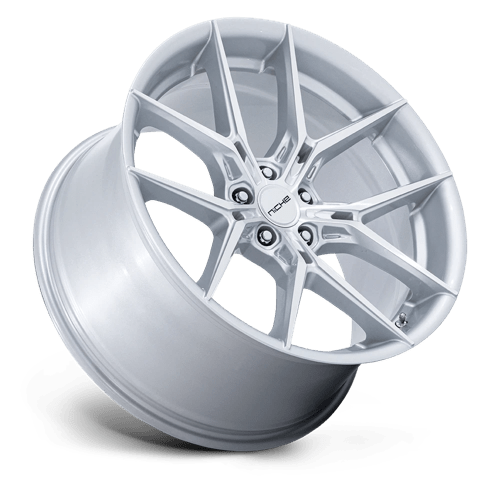 20X11 Niche 1PC NC279 PRODIGY 5 SILVER W/ MACHINED FACE 5X112
