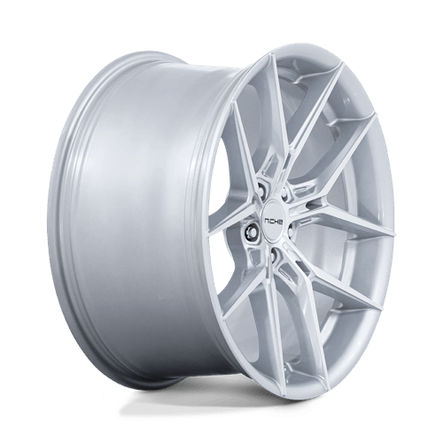 19X8.5 Niche 1PC NC279 PRODIGY 5 SILVER W/ MACHINED FACE 5X112