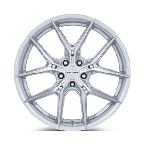 20X11 Niche 1PC NC279 PRODIGY 5 SILVER W/ MACHINED FACE 5X120