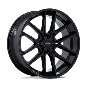 24X10 Niche 1PC NC280 PRODIGY 6 GLOSS BLACK 6X135