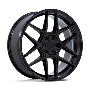 24X10 Niche 1PC NC281 RISE GLOSS BLACK 5X127