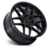 24X10 Niche 1PC NC281 RISE GLOSS BLACK 5X130