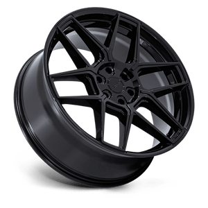 22X9.5 Niche 1PC NC281 RISE GLOSS BLACK 5X120