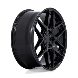 22X9.5 Niche 1PC NC281 RISE GLOSS BLACK 5X127