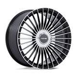 20X10.5 Niche 1PC NC282 SERENE GLOSS BLACK W/ MACHINED FACE 5X108/5X112