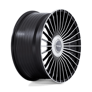 22X10.5 Niche 1PC NC282 SERENE GLOSS BLACK W/ MACHINED FACE 5X108/5X114.3