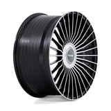 20X10.5 Niche 1PC NC282 SERENE GLOSS BLACK W/ MACHINED FACE 5X108/5X112