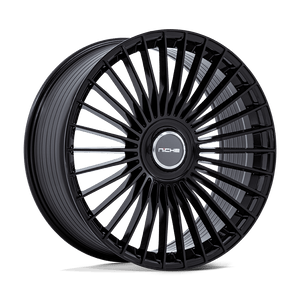 22X10 Niche 1PC NC282 SERENE GLOSS BLACK 5X112/5X120