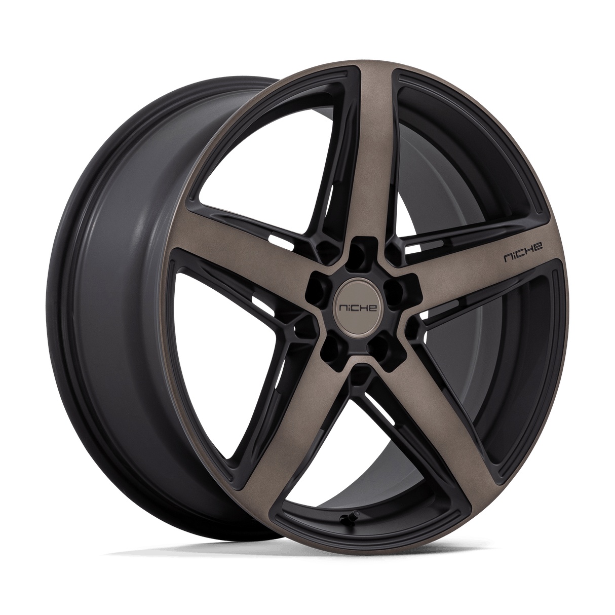 20X9 Niche 1PC M271 TERAMO MATTE BLACK W DOUBLE DARK TINT 5X114.3