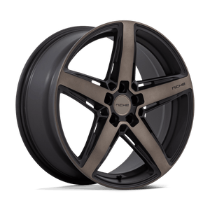 20X9.5 Niche 1PC M271 TERAMO MATTE BLACK W DOUBLE DARK TINT 5X114.3