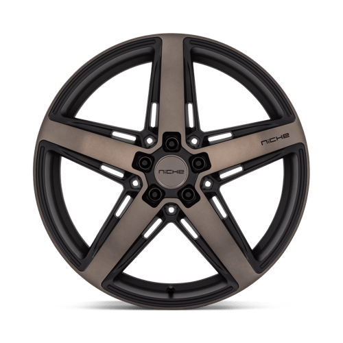 20X9 Niche 1PC M271 TERAMO MATTE BLACK W DOUBLE DARK TINT 5X112