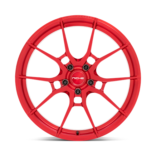 20X10 Niche 1PC T113 KANAN BRUSHED CANDY RED 5X114.3