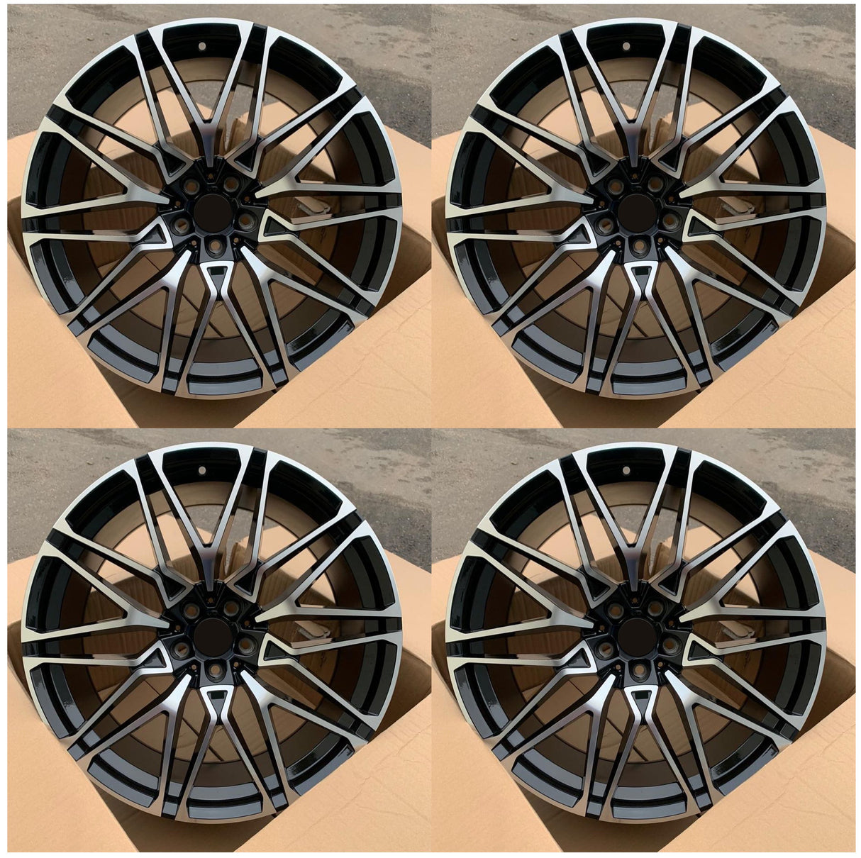 19” Rims - Made to Fit BMW 528i 528i xDrive | OE Style | 2011 2012 2013 2014 2015 2016 19x8.5/9.5 Wheels Brand New