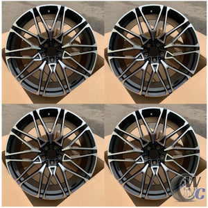 20” Wheels Fit BMW X7 2019–2025 |  Factory Style Rims |  Gloss Black Machined Face |  Set of 4
