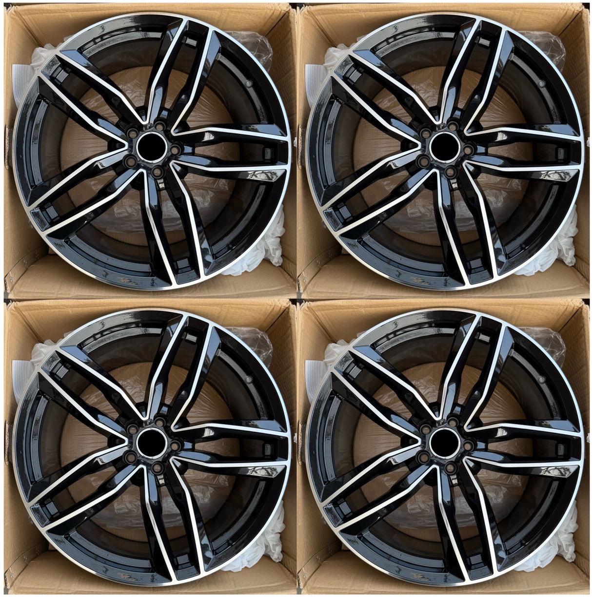21” Rims - Made to Fit Audi Q7 | OE Style | 2016 2017 2018 2019 2020 2021 2022 2023 2024 2025 21x9 Wheels Brand New