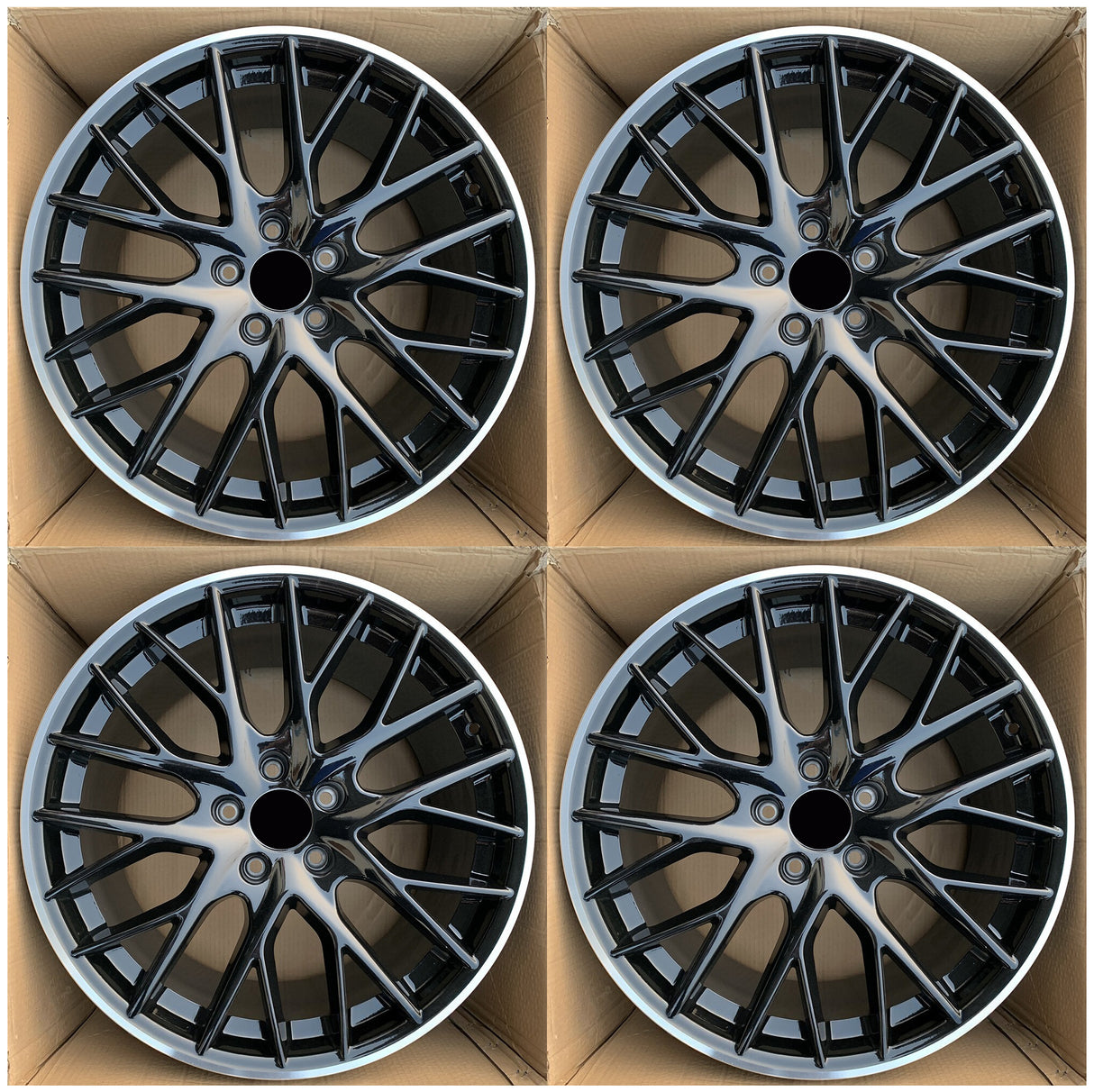 20” Rims - Made to Fit Porsche Panamera | OE Style | 2010 2011 2012 2013 2014 2015 2016 2017 2018 2019 2020 2021 2022 2023 2024 2025 20x9.5/11.5 Wheels Brand New