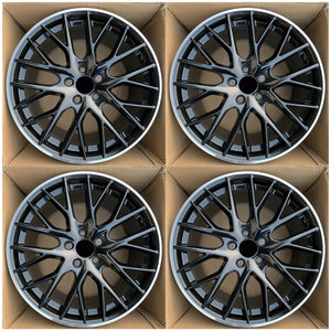 20” Rims - Made to Fit Porsche Panamera | OE Style | 2010 2011 2012 2013 2014 2015 2016 2017 2018 2019 2020 2021 2022 2023 2024 2025 20x9.5/11.5 Wheels Brand New