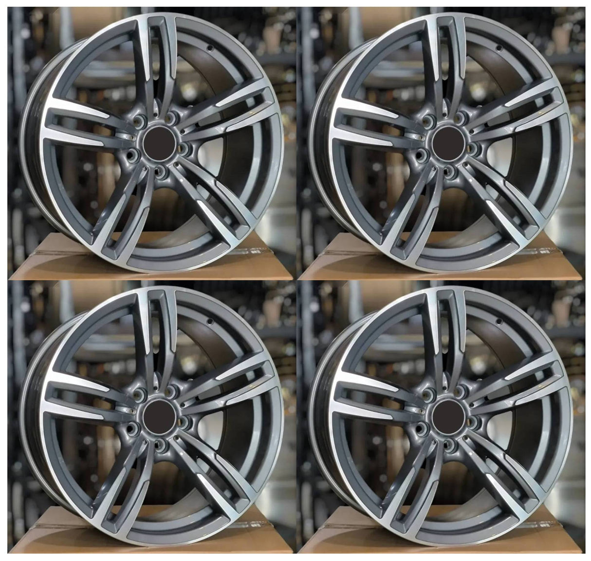 19” Rims - Made to Fit BMW 740i, 740i xDrive, 745e, 745e xDrive, 750i, 750i xDrive, 760i, M760i | OE Style | 2020 2021 2022 2023 2024 2025 2026 | 19x8.5/9.5 Wheels Brand New - Model 57