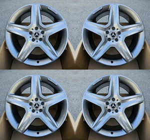 20” Mercedes-Benz GLE 53 AMG Rims 2018 2019 2020 2021 2022 2023 2024 2025 2026 OEM Original Wheels 20x9 Silver with Machine Face
