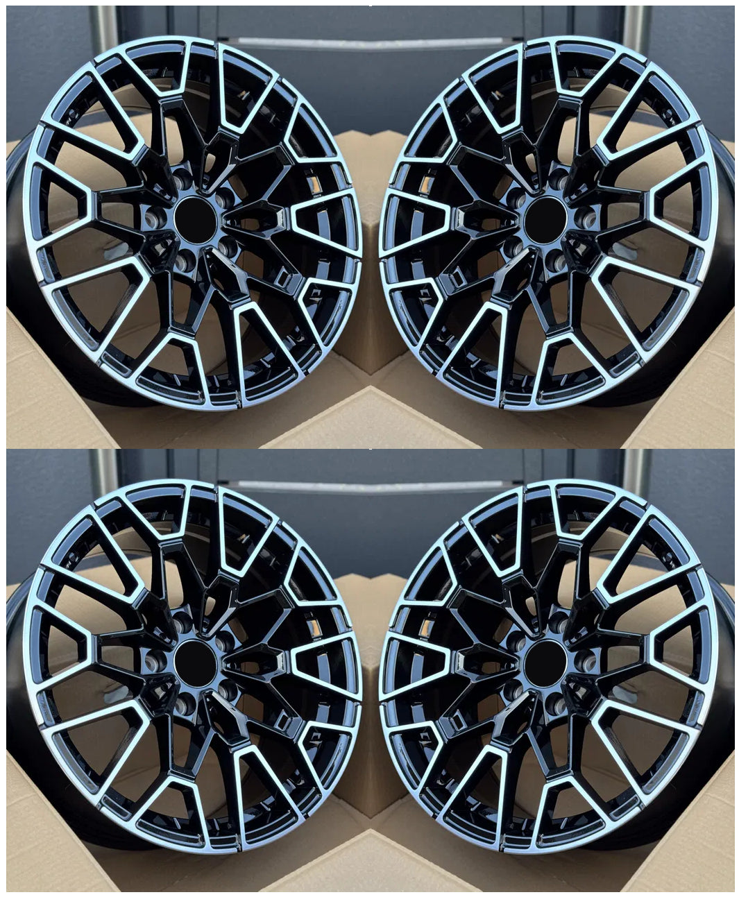 19” Rims – Made to Fit BMW 4 Series 420i, 430i, 440i, M4 (Coupe, Convertible, Gran Coupe) | OE Style | 2018 2019 2020 19x8.5/9.5 Wheels Brand New – Model 3