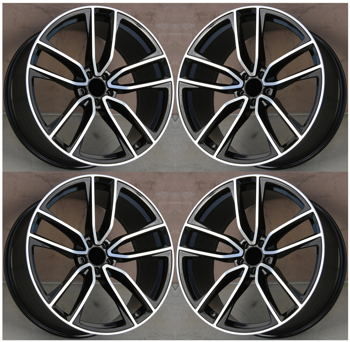 22” Rims - Made to Fit Mercedes-Benz GLE 350, GLE 350 4MATIC | OE Style | 2020 2021 2022 2023 2024 2025 2026 | 22x10/10.5 Wheels Brand New - Model 43