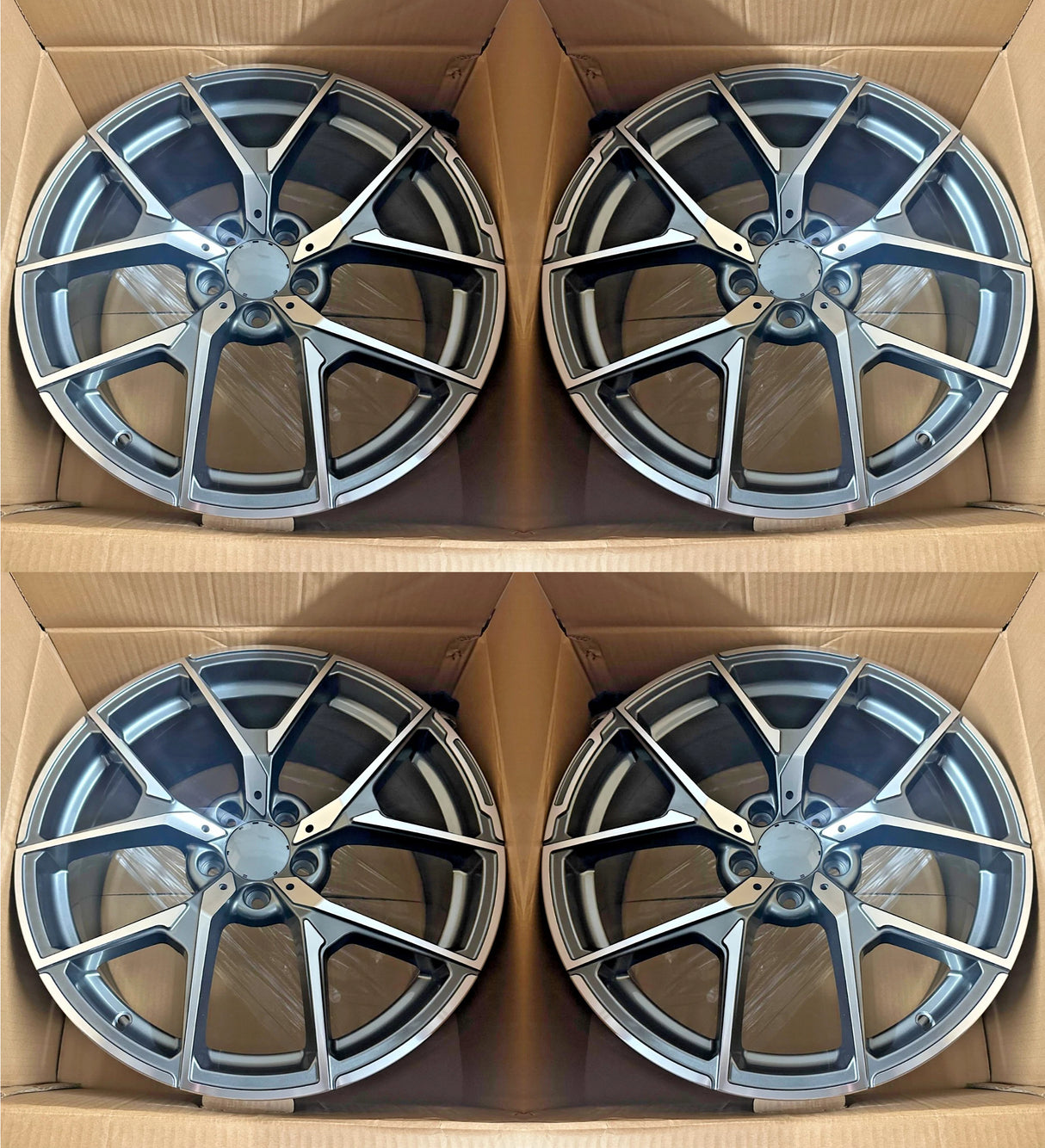 20” Rims - Made to Fit Mercedes-Benz C 300 (RWD), C 300 4MATIC (AWD), C 300e (plug-in hybrid), AMG C 43, AMG C 63 S | OE Style | 2020 2021 2022 2023 2024 2025 2026 | 20x8.5/9.5 Wheels Brand New - Model 39