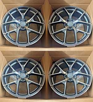 20” Rims - Made to Fit Mercedes-Benz C 300 (RWD), C 300 4MATIC (AWD), C 300e (plug-in hybrid), AMG C 43, AMG C 63 S | OE Style | 2020 2021 2022 2023 2024 2025 2026 | 20x8.5/9.5 Wheels Brand New - Model 39
