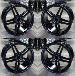 19” Rims - Made to Fit Mercedes-Benz S 500 4MATIC, S 580 4MATIC, S 580e, Maybach S 580 4MATIC, Maybach S 680 4MATIC, AMG S 63 E Performance | OE Style | 2020 2021 2022 2023 2024 2025 2026 | 19x8.5/9.5 Wheels Brand New - Model 35