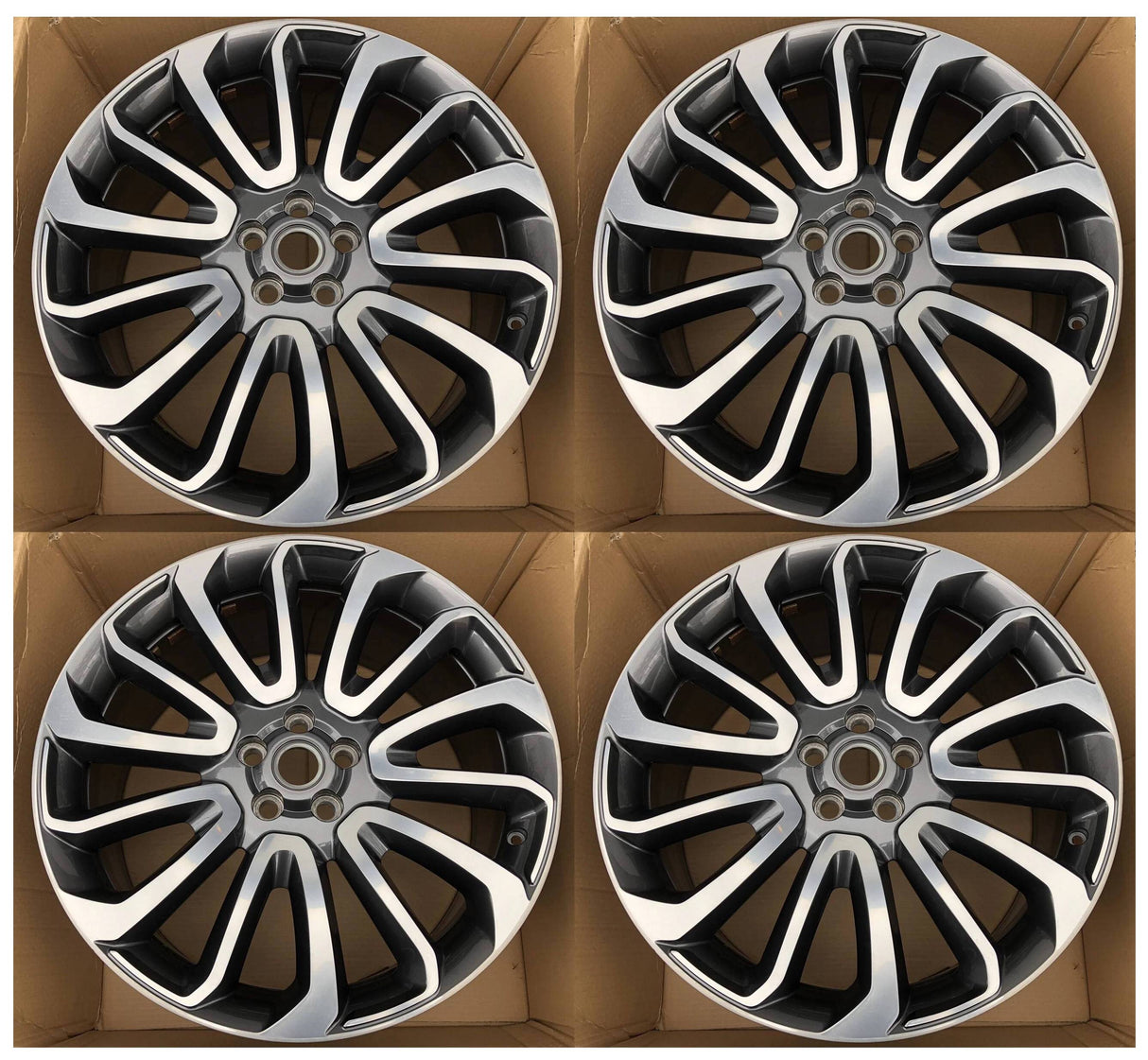 24” Rims - Made to Fit Range Rover Sport | OE Style | 2012 2013 2014 2015 2016 2017 2018 2019 2020 2021 2022 2023 2024 2025 | 24x10 Wheels Brand New - Model 52