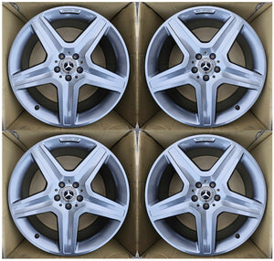 20” Mercedes-Benz GLE 53 AMG Rims 2018 2019 2020 2021 2022 2023 2024 2025 2026 OEM Original Wheels 20x9 Silver with Machine Face